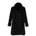 Burberry Coatbridge Fox Collar Cashmere