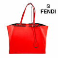 Fendi Hand Bag Red Leather