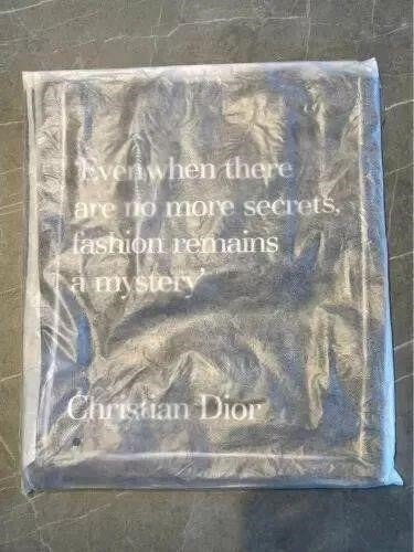 Christian Dior V&A Novelty Tote Bag Black London