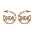 Classic Dior gold hoop Earrings