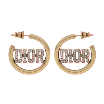 Classic Dior gold hoop Earrings