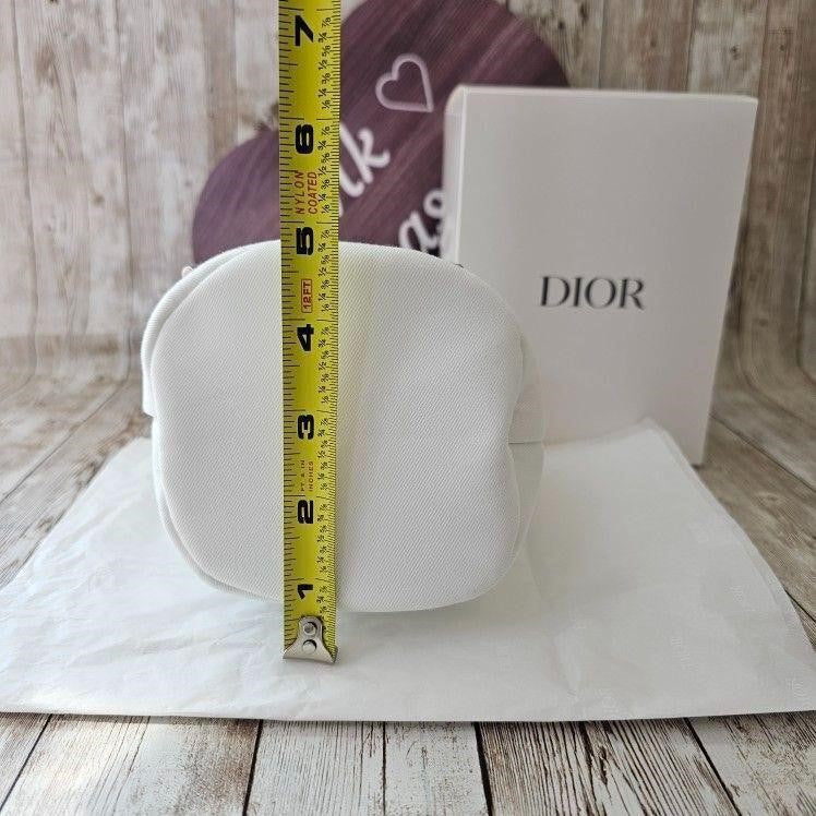 Christian Dior Pouch White Novelty Gift Logo purse