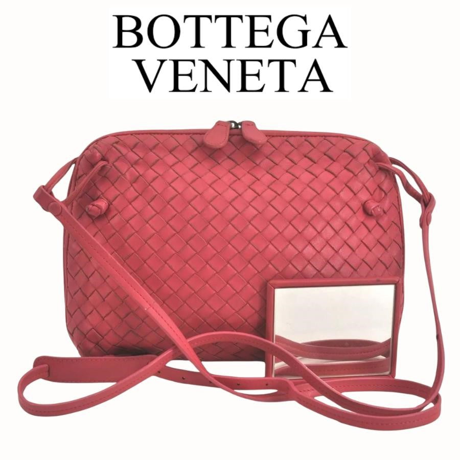 BOTTEGA VENETA Intrecciato Leather Cross Body Pink