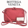 BOTTEGA VENETA Intrecciato Leather Cross Body Pink