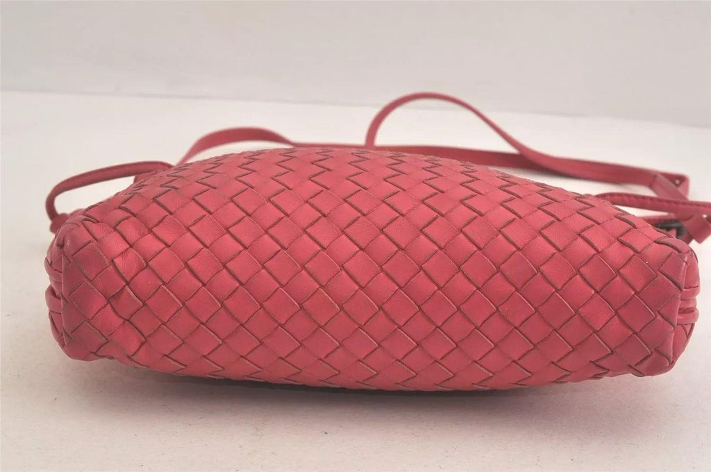 BOTTEGA VENETA Intrecciato Leather Cross Body Pink