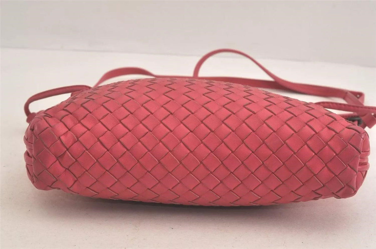 BOTTEGA VENETA Intrecciato Leather Cross Body Pink