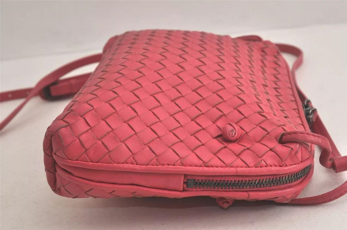 BOTTEGA VENETA Intrecciato Leather Cross Body Pink