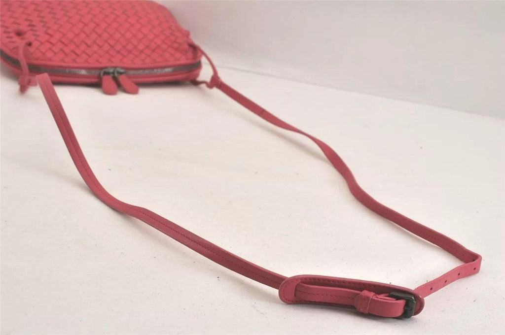 BOTTEGA VENETA Intrecciato Leather Cross Body Pink