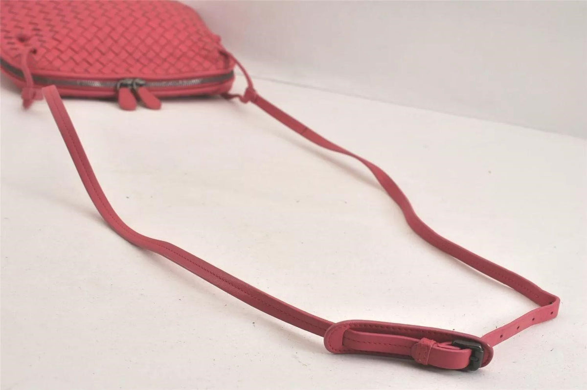BOTTEGA VENETA Intrecciato Leather Cross Body Pink