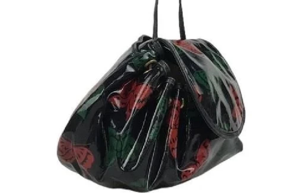 BOTTEGA VENETA Butterflies Theme Patent LeatherBag