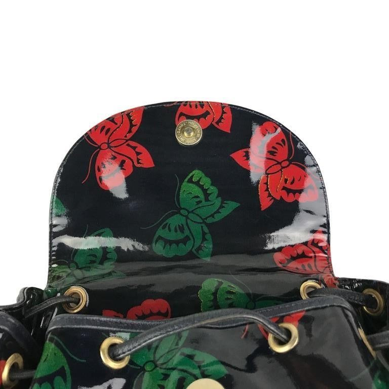 BOTTEGA VENETA Butterflies Theme Patent LeatherBag