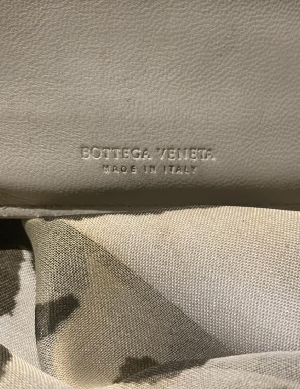 Bottega Veneta Beige Intrecciato Woven Wallet