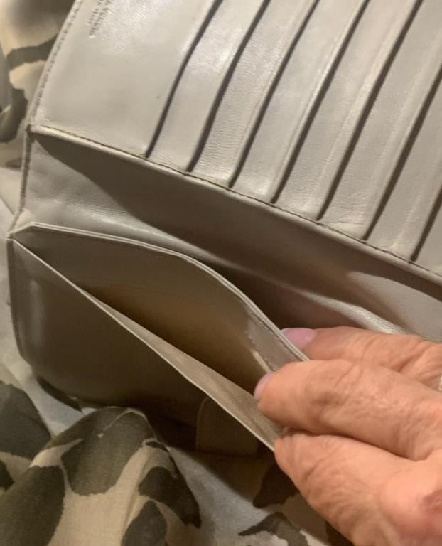 Bottega Veneta Beige Intrecciato Woven Wallet