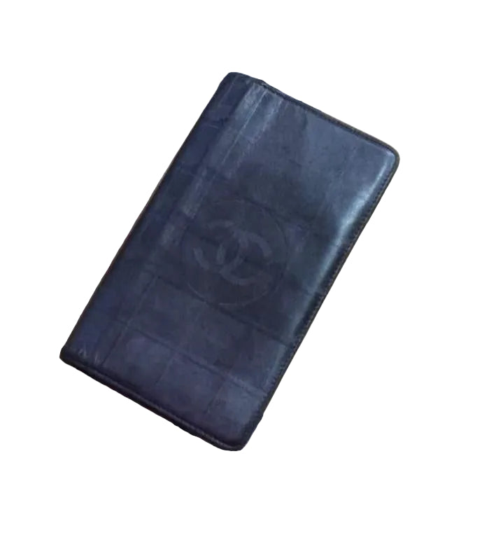 CHANEL Classic Unisex CC Window Pane Long Wallet