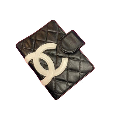 Original Chanel Vintage blk/white date book/wallet