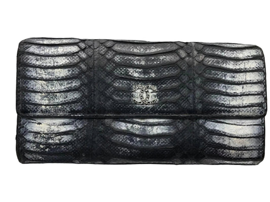 Chanel Real Snake Skin Long Wallet