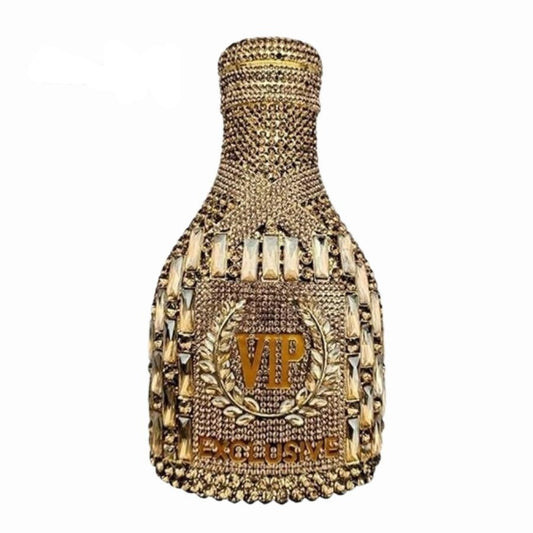 Champagne Bottle Evening Crystal Clutch