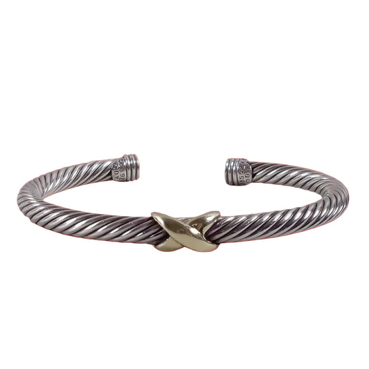 David Yurman Classic Cable Sterling Silver 14K