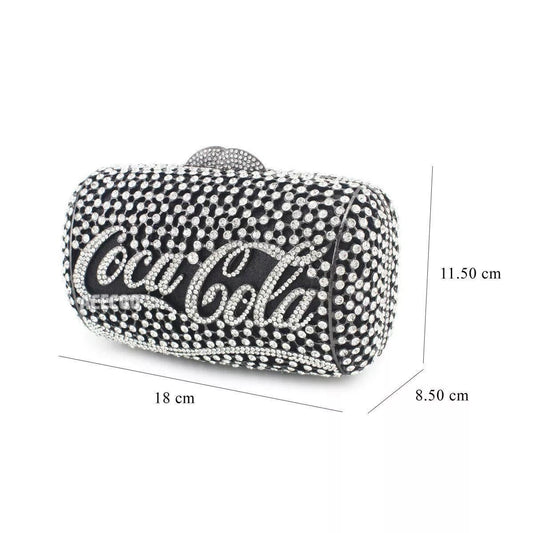 CocaCola Crystal Evening Rhinestone Party Clutch