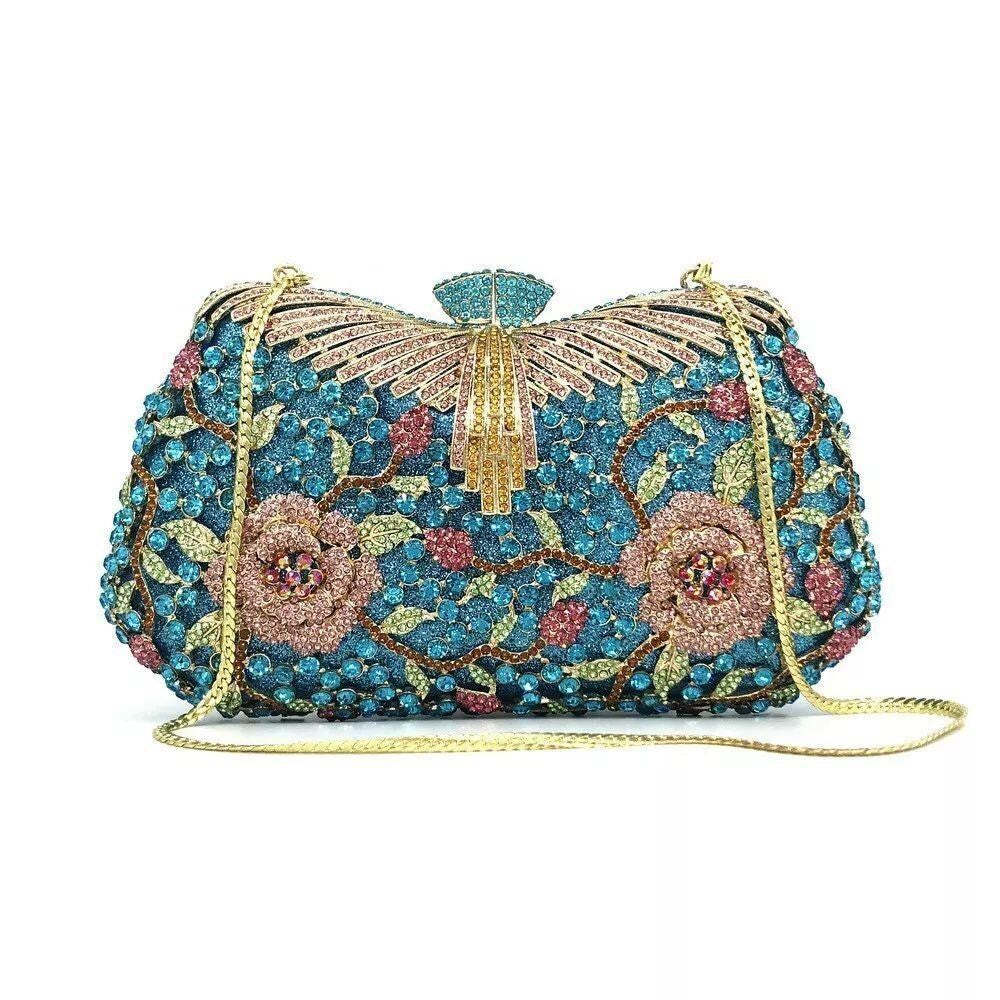 Aqua Evening Bag