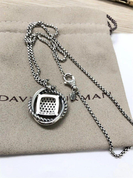 David Yurman Sterling Silver Infinity Pave Diamond