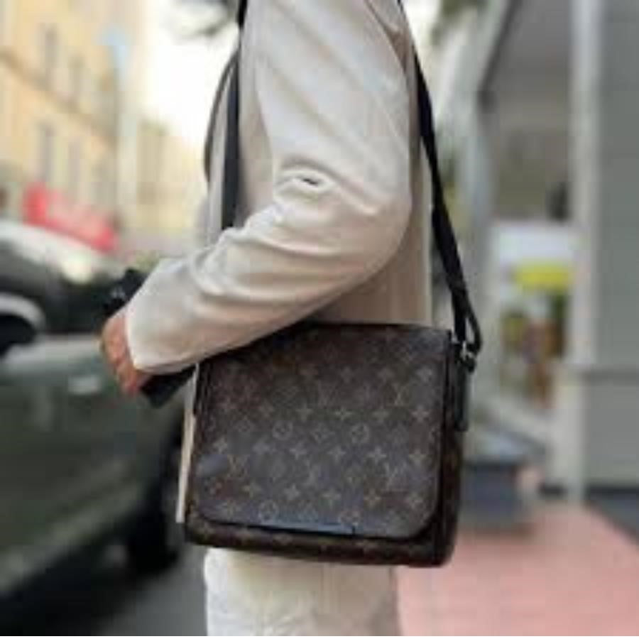 Louis Vuitton Bass Macassar MM Crossbody Bag