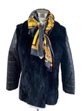 NWT Black Sheared Beaver Jacket