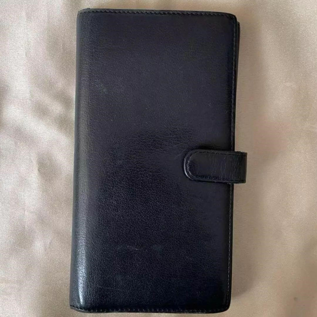 Chanel Butterfly Camellia Long Wallet lambskin