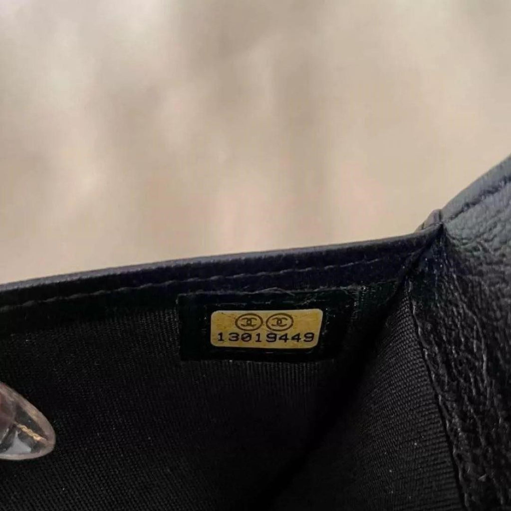 Chanel Butterfly Camellia Long Wallet lambskin